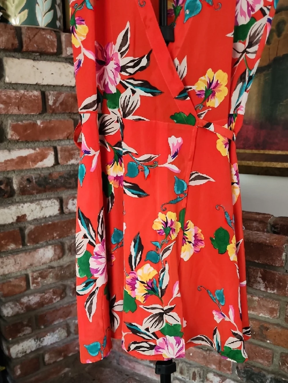 Anthropolgie Yumi Kim Red Floral Mini Dress - Picture 3 of 11